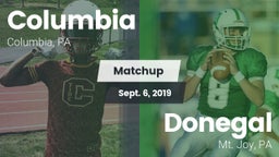 Matchup: Columbia  vs. Donegal  2019