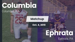 Matchup: Columbia  vs. Ephrata  2019