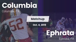 Matchup: Columbia  vs. Ephrata  2019