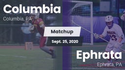Matchup: Columbia  vs. Ephrata  2020