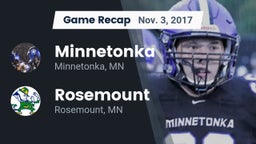 Recap: Minnetonka  vs. Rosemount  2017