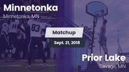 Matchup: Minnetonka High vs. Prior Lake  2018