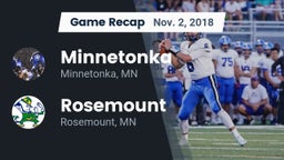 Recap: Minnetonka  vs. Rosemount  2018