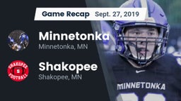 Recap: Minnetonka  vs. Shakopee  2019