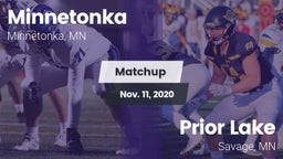 Matchup: Minnetonka High vs. Prior Lake  2020