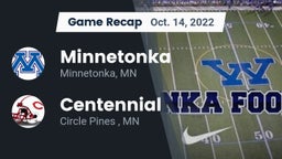 Recap: Minnetonka  vs. Centennial  2022