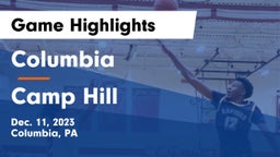 Columbia  vs Camp Hill  Game Highlights - Dec. 11, 2023