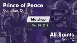Matchup: Prince of Peace vs. All Saints  2016