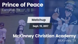 Matchup: Prince of Peace vs. McKinney Christian Academy 2017