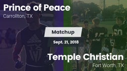 Matchup: Prince of Peace vs. Temple Christian  2018
