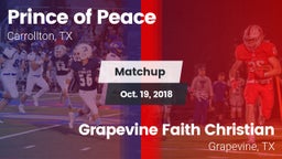 Matchup: Prince of Peace vs. Grapevine Faith Christian  2018