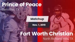 Matchup: Prince of Peace vs. Fort Worth Christian  2019