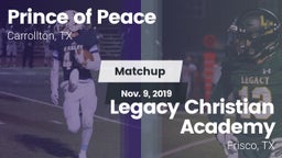 Matchup: Prince of Peace vs. Legacy Christian Academy  2019