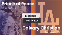 Matchup: Prince of Peace vs. Calvary Christian  2020