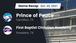 Recap: Prince of Peace  vs. First Baptist Christian Academy 2021