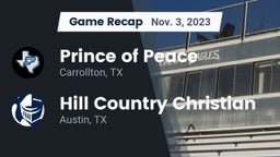 Recap: Prince of Peace  vs. Hill Country Christian  2023