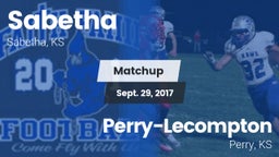 Matchup: Sabetha  vs. Perry-Lecompton  2017
