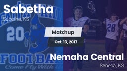 Matchup: Sabetha  vs. Nemaha Central  2017