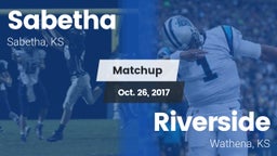 Matchup: Sabetha  vs. Riverside  2017