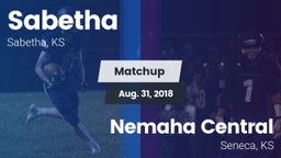 Matchup: Sabetha  vs. Nemaha Central  2018