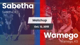Matchup: Sabetha  vs. Wamego  2018