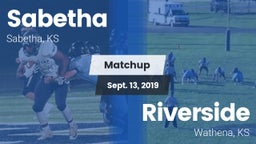Matchup: Sabetha  vs. Riverside  2019