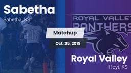 Matchup: Sabetha  vs. Royal Valley  2019