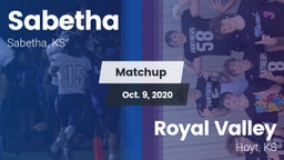 Matchup: Sabetha  vs. Royal Valley  2020