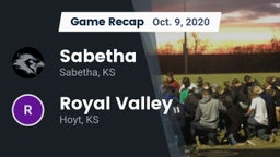 Recap: Sabetha  vs. Royal Valley  2020