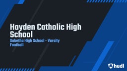 Sabetha football highlights Hayden Catholic High School