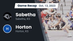 Recap: Sabetha  vs. Horton  2023
