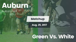 Matchup: Auburn  vs. Green Vs. White 2017
