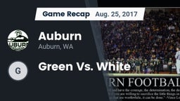 Recap: Auburn  vs. Green Vs. White 2017