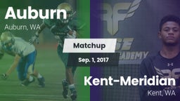 Matchup: Auburn  vs. Kent-Meridian  2017