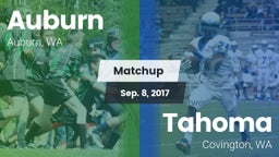 Matchup: Auburn  vs. Tahoma  2017