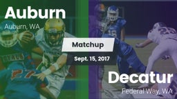Matchup: Auburn  vs. Decatur  2017