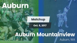 Matchup: Auburn  vs. Auburn Mountainview  2017
