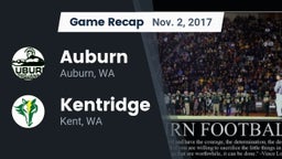 Recap: Auburn  vs. Kentridge  2017