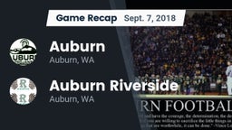 Recap: Auburn  vs. Auburn Riverside  2018