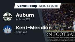 Recap: Auburn  vs. Kent-Meridian   2018