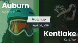 Matchup: Auburn  vs. Kentlake  2018