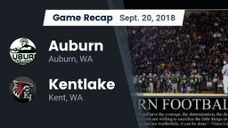 Recap: Auburn  vs. Kentlake  2018
