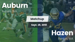 Matchup: Auburn  vs. Hazen  2018