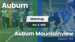 Matchup: Auburn  vs. Auburn Mountainview  2018