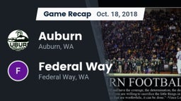 Recap: Auburn  vs. Federal Way  2018