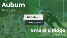 Matchup: Auburn  vs. Emerald Ridge  2018