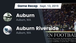 Recap: Auburn  vs. 	Auburn Riverside  2019