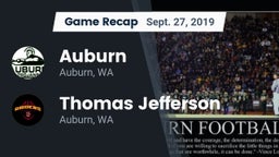 Recap: Auburn  vs. Thomas Jefferson  2019