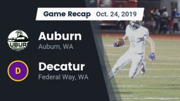 Recap: Auburn  vs. Decatur  2019