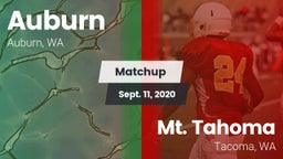 Matchup: Auburn  vs. Mt. Tahoma  2020